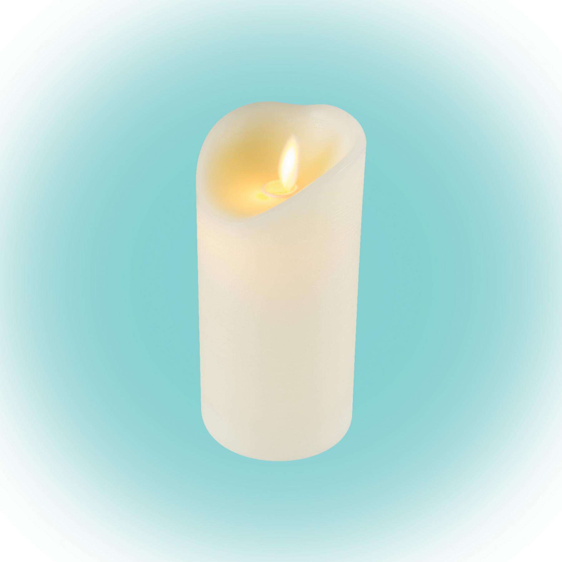 LED-es viaszgyertya mozgó lángeffekttel