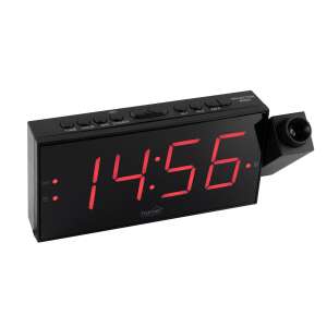 Ceas deșteptător digital LED Somogyi LTCP 01 cu proiector, negru - Ceasuri alarme