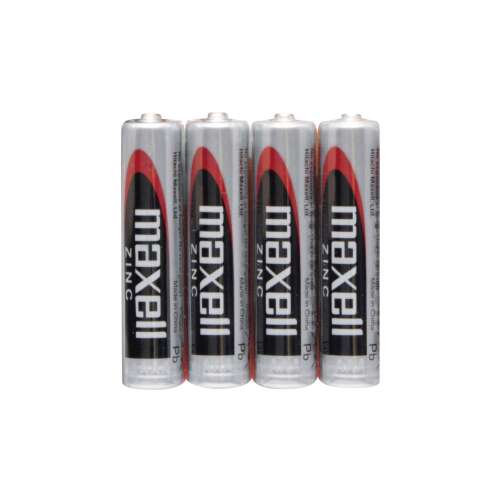 4 db Maxell AAA elem, cink, 1,5V