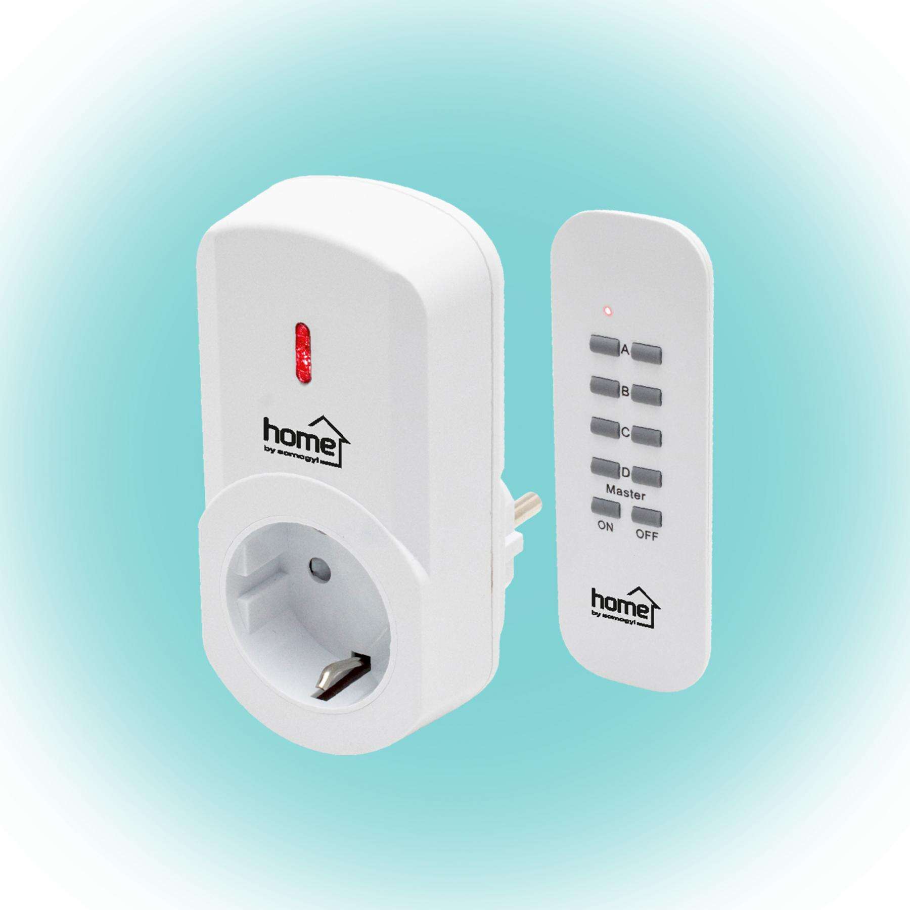 Zestaw gniazd do pilota Home TH 1011, zasięg 40 m, 1 gniazdo, 1 pilot