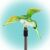 Close-up of Home MX 618K Solar Hummingbird Garden Light