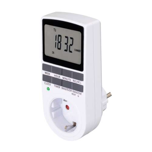 Digital indoor weekly timer clock