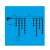 KKF 158/WH LED icicle light curtain dimensions diagram