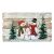 Home KLW 40 LED wooden Christmas decoration with snowman family