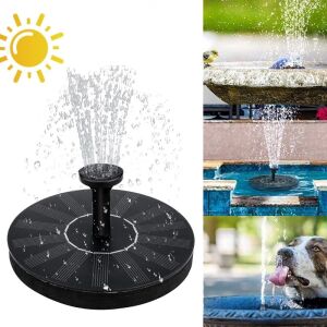 Kolaż fontanny solarnej Home SWF 01 przedstawiający przykłady użycia - Home by Somogyi