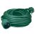 HOME 5-meter green extension cord with grounded plug, 3x1.5mm2