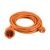 20m Orange Extension Cord with Schuko Plug
