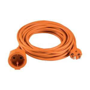 20 meter orange extension cord with European plug - Lamp & Lighting