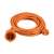 20 meter orange extension cord with European plug