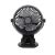 Front view of Home by Somogyi CLF 10/BK black clip-on fan