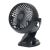 Home by Somogyi CLF 10/BK black clip-on fan, 3 speeds