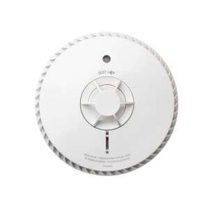FireAngel FA6215-INT heat detector, white, round, with test button - Decoration