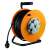 HOME 50m Extension Reel with 4 Outlets, IP44, Metal Stand