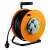HOME 50m Extension Reel with 4 Outlets, IP44, Metal Stand