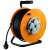 HOME 50m Extension Reel with 4 Outlets, IP44, Metal Stand