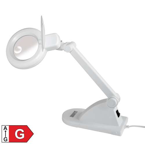 Somogyi Elektronic NKL 022 magnifying lamp with 3 diopters and 12 diopters lens, white