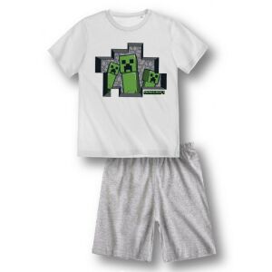 Set pijama scurtă pentru copii Minecraft Creeper, mărimea 10 ani - Minecraft