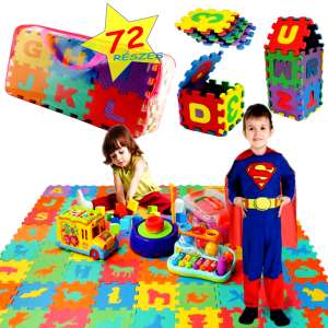 72 Részes HabTapi Puzzle Játszószőnyeg