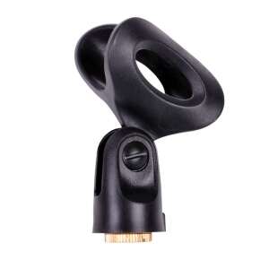 Suport pentru microfon, negru, pentru stand, filet de 3/8 și 5/8 inci - Module LED