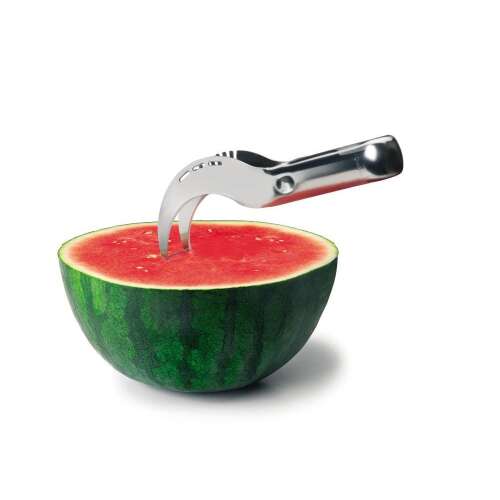 Ibili watermelon slicer, stainless steel, silver, cutting watermelon