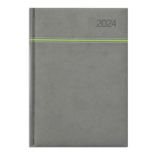 TOPTIMER 2024 Zsebnaptár, szürke-zöld, Young