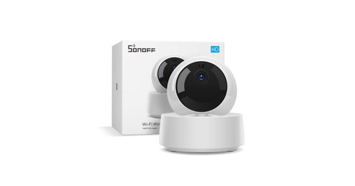 Sonoff GK-200MP2-B Wi-Fi Wireless IP Security Camera (340° Pan X 120 ...