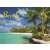 TOPTIMER Beach 2022 wall calendar, cover, tropical beach with palm trees
