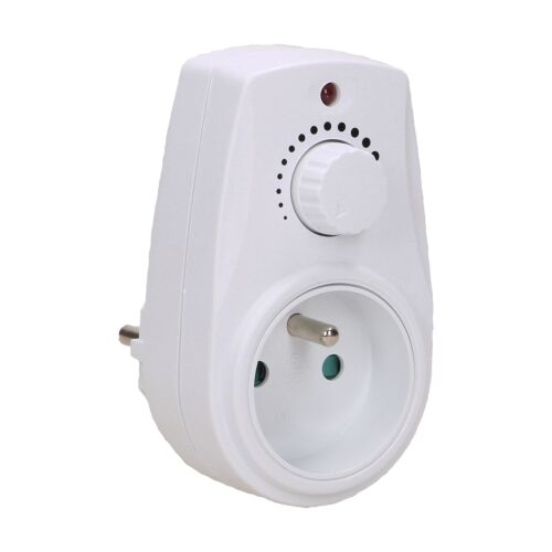 Steckdosen-Dimmer mit Steckdose, einstellbare Beleuchtung