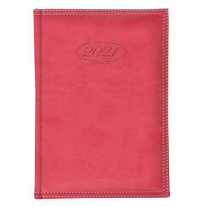TOPTIMER A5 napi tervező, korallpiros, 2021 - TOPTIMER