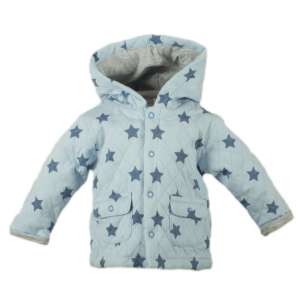 Babaluno unisex star print blue jacket for kids - Kids' Jacket