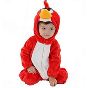 Salopetă de pluș pentru copii - Angry Birds #red 31589450 Salopete / Pijamale Kigurumi