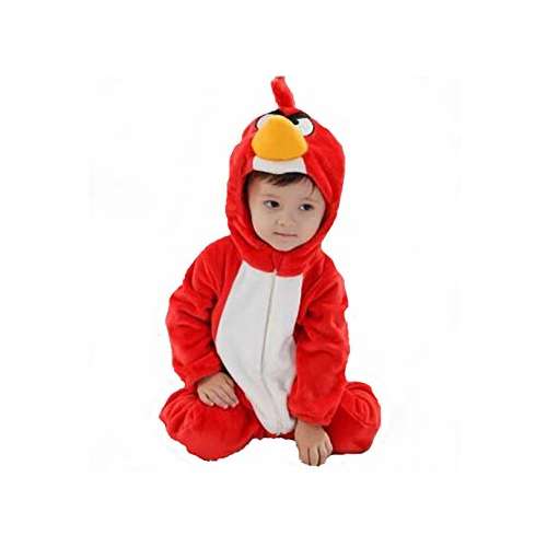 Baby Plüsch Kigurumi Overall - Angry Birds #rot