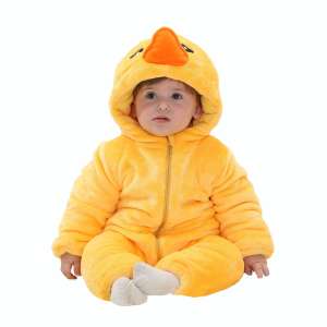 Costum de pluș Pigurumi premium pentru bebeluși - Duck #yellow 31589533 Salopete / Pijamale Kigurumi