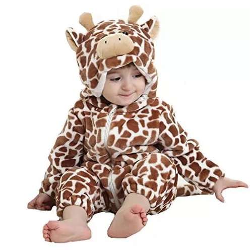 Baby plush Pigurumi Pigurumi jumpsuit - Giraffe #brown 31589642