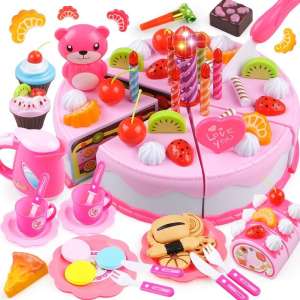 Sütiző teázó készlet interaktív tortával fény- és hanghatásokkal 31589658 Interaktív gyerek játék
