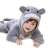 Baby Premium Plüsch Kigurumi Overall - Totoro #grau-weiß 31589676}
