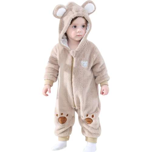 Baby plush Pigurumi jumpsuit - Yogi #brown 31589673