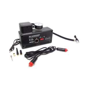 AIMO AC/DC levegő kompresszor, 12V/230V, gumiabroncsok, labdák és egyéb tárgyak felfújására - AMiO