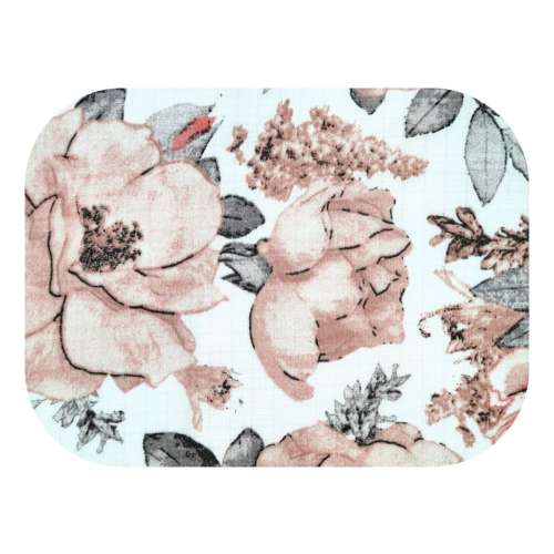 Scutec textil de calitate Ega cu flori # roz  (L025) 31590550