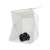 Light Room Photo Box with LED lighting, white foldable studio for product photography, example of use with camera