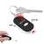 Key Finder keychain with LED light and whistle, on/off button