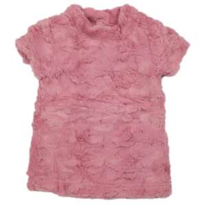 Plüss Lányka Ruha - Rózsa Szín - Rövid Ujjú 32562478 - Knot So Bad