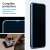 Spigen Glas.tR SLIM EZ Fit tempered glass screen protector for Samsung Galaxy S23+ showing the edge of the screen protector