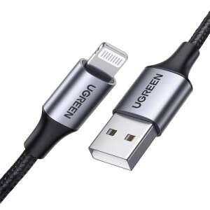 Kabel UGREEN 2.4A US199 Lightning do USB-A, 1.5m, czarny - Kabel Lightning