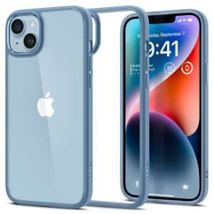 Etui Spigen Ultra Hybrid do iPhone 14, Sierra Blue, przezroczyste plecy, smukłe, ochronne - Spigen Kontakty telefoniczne