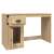 vidaXL sonoma-tölgy színű szerelt fa íróasztal fiókkal 115x50x75 cm 59377187}