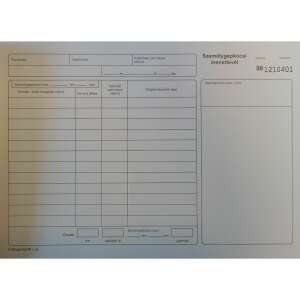 MPM Személygépkocsi Menetlevél - 100 lapos - A4
