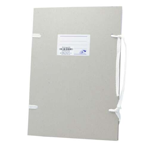 Educa A4 Plant Collector Folder, grey cardboard, with white ties