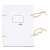 Educa A4 Plant Collector Folder, white cardboard, with white ties