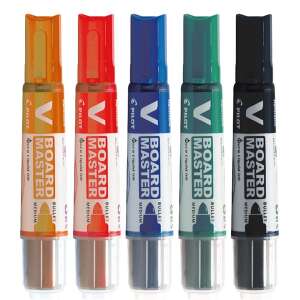 Pilot V Board Master Whiteboard-Marker, Rundspitze, Medium, 5 Farben - Marker